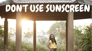 Don't Use Sunscreen | Should I Use Sunscreen - Sunscreen is Bad for Skin & No Sunscreen | AdityIyer