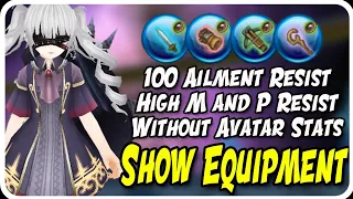 Alternative Build To Reach 100% of Ailment Resist Without Avatar Stats | Tank Build - Toram Online
