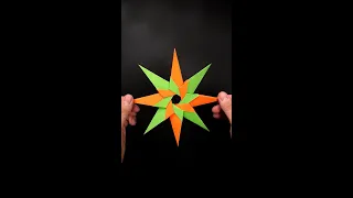 Origami: Shuriken / Amazing 8-pointed Ninja Star #shorts @EasyOrigamiAndCrafts