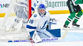 Dave Mishkin calls Lightning vs Stars highlights, Vasilevskiy's third straight shutout (3/2/2021)