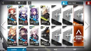 [Arknights] 4-8 Challenge Mode Low Rarity 8 Ops