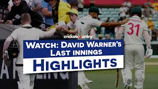 David Warner Retirement: Warner's Last Innings in International Cricket | Aus vs Pak |