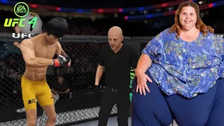 UFC4 | Bruce Lee vs Super SumoGirl (EA Sports UFC 4) wwe mma