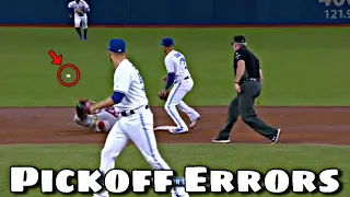 MLB  Worst Pickoff Errors