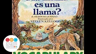 ASL Storytelling - Is Your Mama a Llama? ASL Vocabulary (Español)