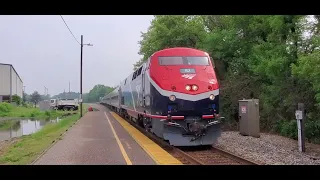 Amtrak Borealis train 1333 1st revenue run May 21st 2024.