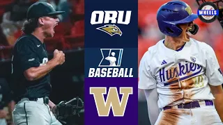 Oral Roberts v Washington (AMAZING COMEBACK!) | Stillwater Regional 1-0 Game | 2023 College Baseball