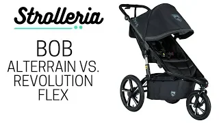 BOB Alterrain, Alterrain Pro and Revolution Flex Stroller Comparison