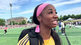 Keni Harrison Says "Sub 12 is possible" after 100mH win at American Track League