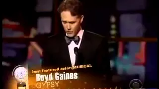 Boyd Gaines wins 2008 Tony Award for Best Featured Actor in a Musical