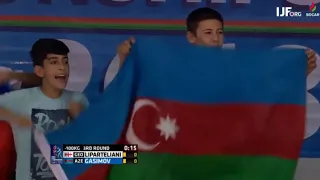 Judo:  LIPARTELIANI Varlam (GEO) vs GASIMOV Elmar (AZE)  Baku 2018