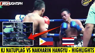 Latest BATANG IPUGO BUMAWI NG 1ST ROUND KNOCKOUT SA THAILAND | KJ Natuplag vs Nakharin Hangyu