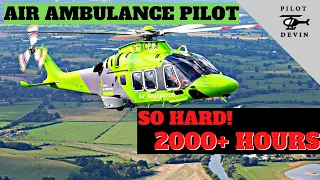 Why It Is CRAZY Hard To Become A Helicopter Air Ambulance Pilot