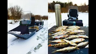 Рыбалка на жерлицы. Катаюсь на Урагане Тайга в поисках харюза и щуки.