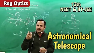 Astronomical Telescope || Ray Optics || class 12th || Physics handwritten notes