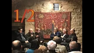Rennes-le-Château. 17 janvier 2018.  1/2 - Conférence à la "salle wisigothe" du château des Hautpoul