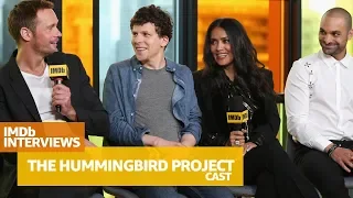 Alexander Skarsgård, Salma Hayek & Cast of 'The Hummingbird Project' Tell Funny Stories of Filming