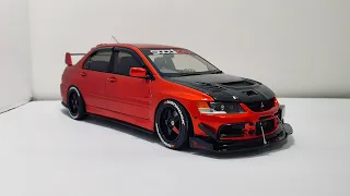 Super A Mitsubishi Lancer Evolution IX Red 1:18 Scale (Unboxing)