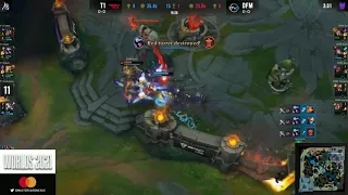 T1 Oner Satisfying Talon Triple Kill | Worlds 2021