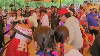 ASI RECIBIERON AL TIGRILLO PALMA EN SAN JUAN MIXTEPEC.BAILANDO CHILENAS AL PURO ESTILO MIXTECO