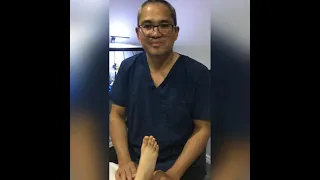 Ankle pain using Acupressure points
