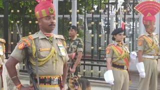 15 August 2021 , 75th independence day celebration at Wagah Border Atari