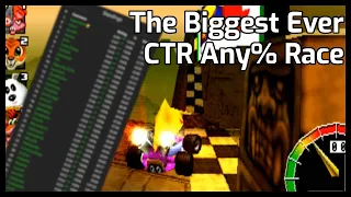 I Raced In The Biggest CTR Any% NMG Race Ever