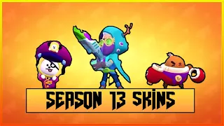 All New Season 13 Skins, New Brawlers & Winning Animations! (Brawl Stars)