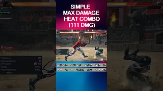 Steve Fox - High Damage Combo with Heat - TEKKEN 8