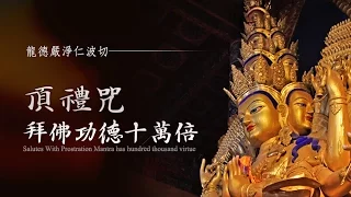 龍德嚴淨仁波切：頂禮咒，拜佛功德十萬倍Salutes With Prostration Mantra has hundred thousand virtue