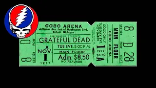 Grateful Dead 1977-11-01 Cobo Hall Detroit SBD Full Concert (A+ Betty Board. Sleeper 77 Show!)