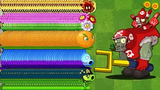 PvZ2 Challenge! 200 Plants vs Team Modern Day Zombie - Who Will Win?