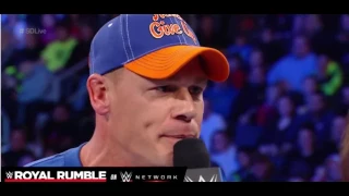 John Cena's Best Trashtalk ever makes AJ styles cry