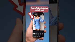 Kıyafeti çıkaran telefon 😱