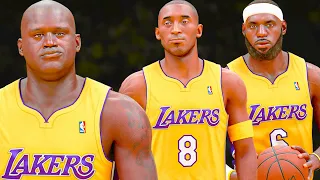 What If Shaq, Kobe, and LeBron Played Together?