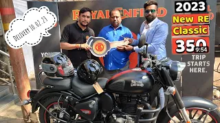 #Taking delivery of #New bike || #Royal #Enfield Classic 350 Dark #Stealth #black