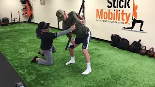 T-spine Mobility Hip Hinge with Modified Snake Reach - Stick Mobility Exercises