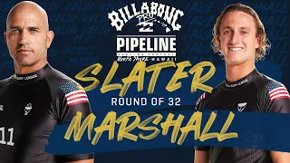 Slater vs Marshall Billabong Pro Pipeline - Round of 32 Heat Replay