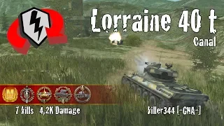 WoT Blitz Lorraine 40 t - 7 Kills 4,2k Damage Replay