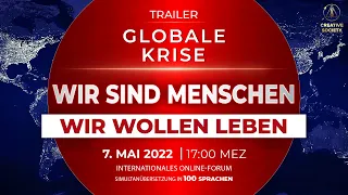 Globale Krise. Wir sind Menschen. Wir wollen leben | Trailer des Internationalen Forums