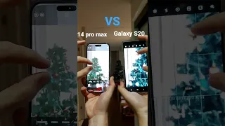 Samsung galaxy s20 vs İphone 13 pro max zoom test #iphone #samsung #zoom #test