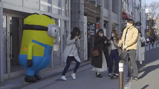 Minion Costume Prank in Japan Part.1