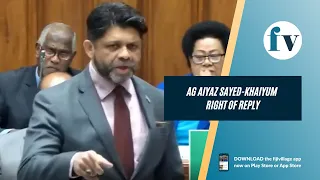 AG Aiyaz Sayed-Khaiyum Right of Reply (Bill to amend the State Lands Act 1945) | 12/05/2022