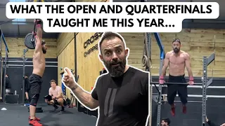 What the CrossFit Open and Quarterfinals taught me this year…