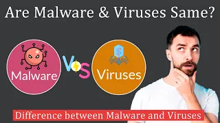 Are Malware and Viruses Same Thing?