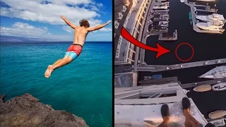 Top 10 CRAZIEST Cliff Jumps On Youtube 2016! Do NOT Click If You're Afraid Of Heights!
