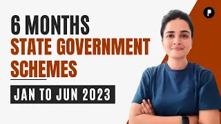 State Government Schemes | January to June 2023 | 6 Months Current Affairs 2023