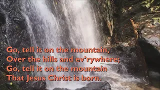 Go Tell it on the Mountain (4vv+refrain) [with lyrics for congregations]