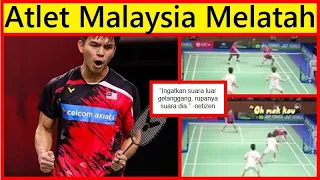 Gelagat Atlet Badminton Malaysia Nur Izzuddin Melatah Sewaktu Beraksi..