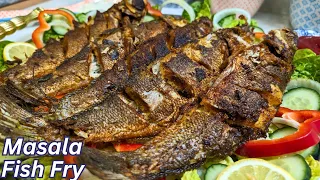 Easy Fried Fish Recipe | Whole Sea Bass!